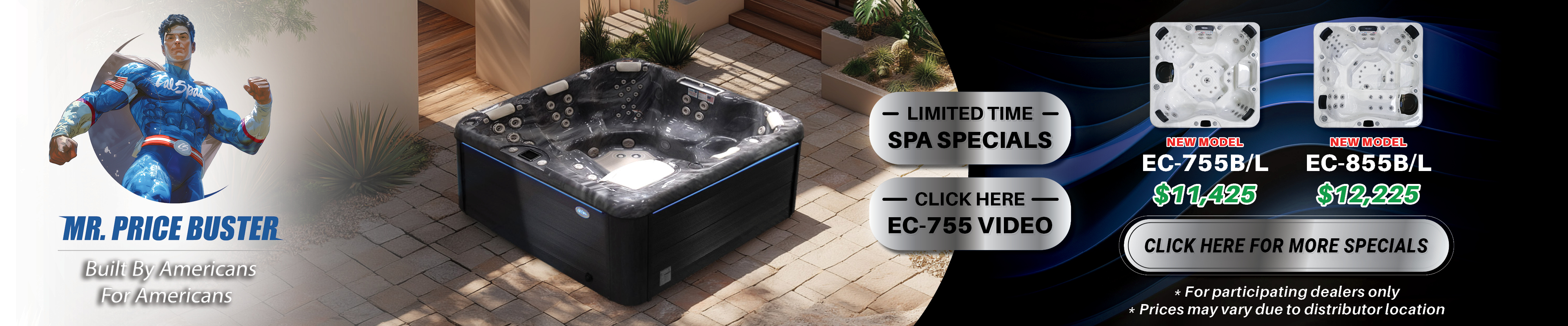 Calspas hot tub being used in a family setting - Charlotte Hall
